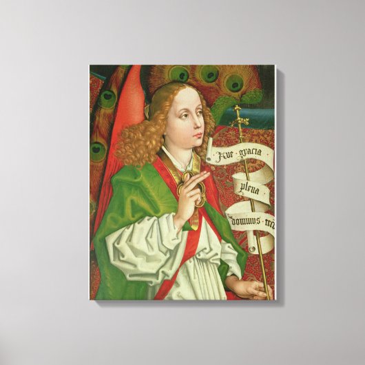 Detail van de Archangel Gabriel Canvas Afdruk (Voorkant)