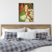 Detail van de Archangel Gabriel Canvas Afdruk (Insitu (Slaapkamer))
