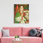 Detail van de Archangel Gabriel Canvas Afdruk (Insitu (Woonkamer))