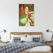 Detail van de Archangel Gabriel Canvas Afdruk (Insitu (Slaapkamer))