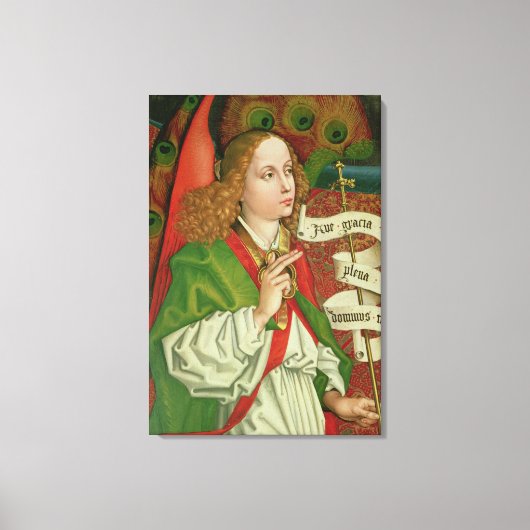 Detail van de Archangel Gabriel Canvas Afdruk (Voorkant)