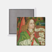 Detail van de Archangel Gabriel Magneet (Voorkant / Achterkant)