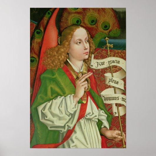 Detail van de Archangel Gabriel Poster (Voorkant)