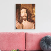 Detail van de baptisme van Christus Canvas Afdruk (Insitu (Woonkamer))