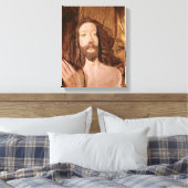 Detail van de baptisme van Christus Canvas Afdruk (Insitu (Slaapkamer))