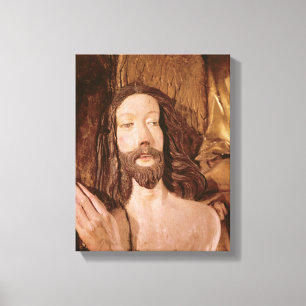 Detail van de baptisme van Christus Canvas Afdruk