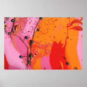 "Detail van de blauwbes-boom" Poster