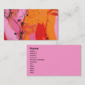 "Detail van de blauwbes-boom" Visitekaartje (Voorkant / Achterkant)