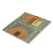 Detail van de Courtyard Arcades in de Medrese-i-S Tegeltje (Zijkant)