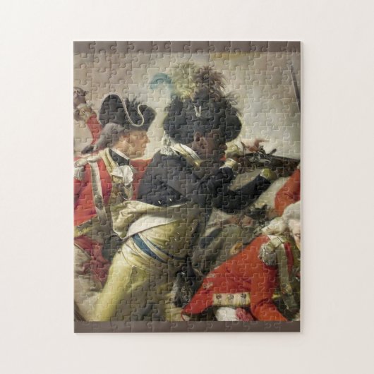 Detail van de dood van majoor Peirson Legpuzzel (Verticaal)