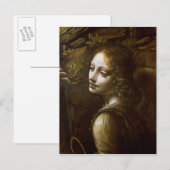 Detail van de engel, van de Maagd van de Briefkaart (Voorkant / Achterkant)