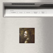 Detail van de engel, van de Maagd van de Magneet (Insitu (Vaatwasser))