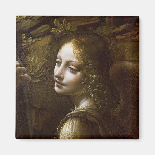 Detail van de engel, van de Maagd van de Magneet (Voorkant)