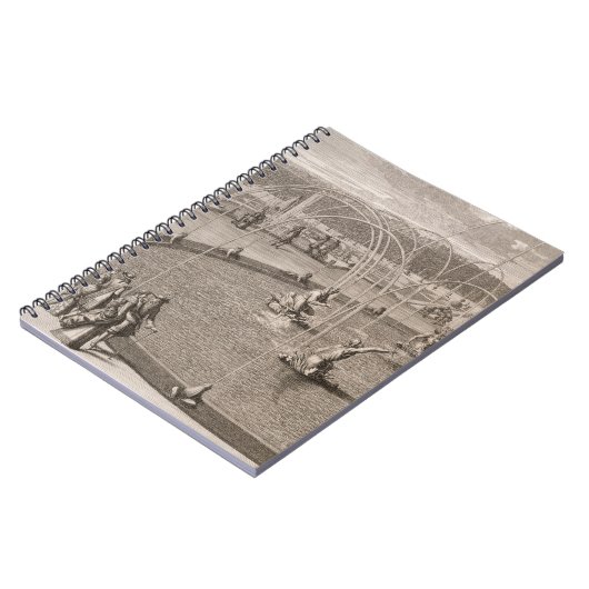 Detail van de fontein van Diana en Apollo in Versa Notitieboek (Linkerzijde)