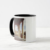 Detail van de galerij van de hoofdgevel, c.1550 mok (Voorkant links)