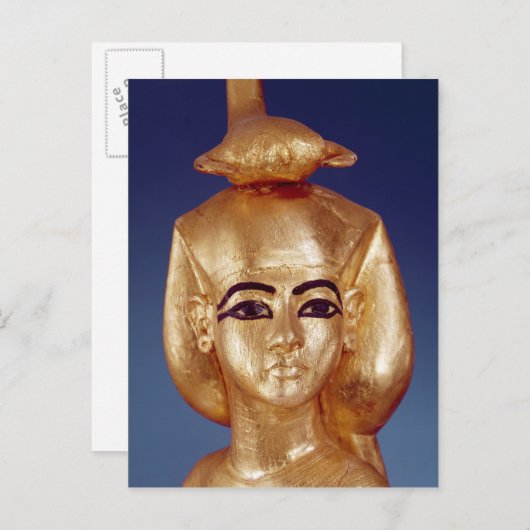 Detail van de godin Selket Briefkaart (Voorkant / Achterkant)