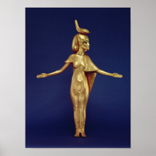 Detail van de godin Selket Poster