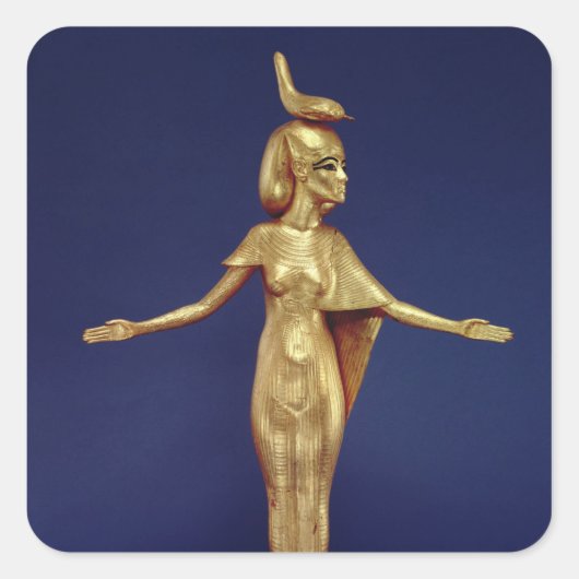 Detail van de godin Selket Vierkante Sticker (Voorkant)
