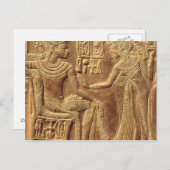Detail van de Golden Shrine of Tutankhamun Briefkaart (Voorkant / Achterkant)