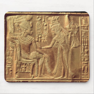 Detail van de Golden Shrine of Tutankhamun Muismat