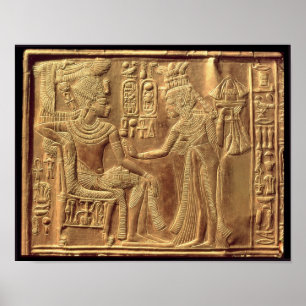 Detail van de Golden Shrine of Tutankhamun Poster