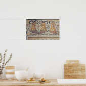 Detail van de grens van een verplaatsing poster (Keuken)