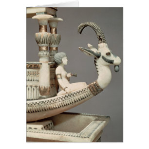 Detail van de haven van een boot met het hoofd van