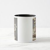 Detail van de haven van een boot met het hoofd van mok (Midden)