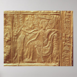 Detail van de kleine garde van Tutankhamun Poster