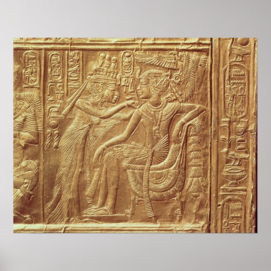 Detail van de kleine garde van Tutankhamun Poster (Voorkant)