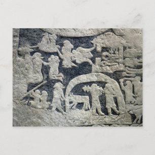 Detail van de legende van Valhalla Briefkaart