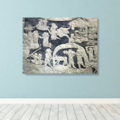 Detail van de legende van Valhalla Canvas Afdruk (Insitu (Houten vloer))