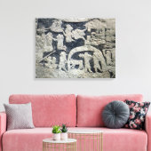 Detail van de legende van Valhalla Canvas Afdruk (Insitu (Woonkamer))