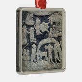 Detail van de legende van Valhalla Metalen Ornament (Rechts)