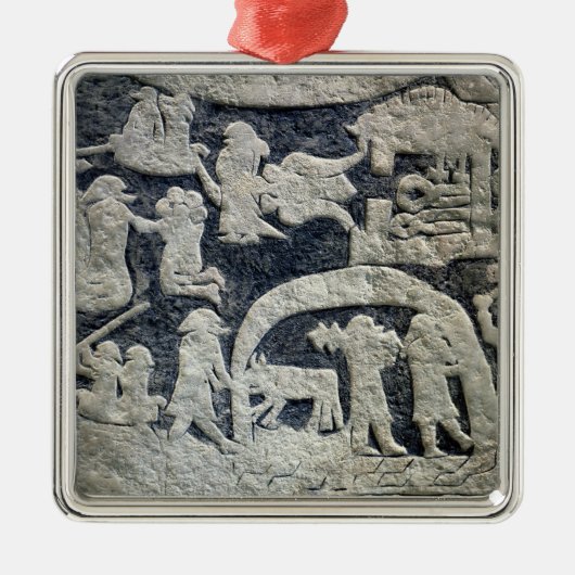 Detail van de legende van Valhalla Metalen Ornament (Voorkant)