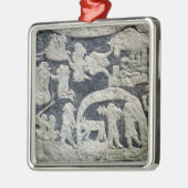 Detail van de legende van Valhalla Metalen Ornament (Links)