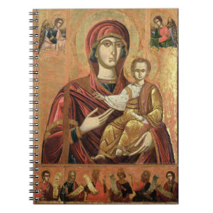 Detail van de Madonna en Kind van de Iconostas Notitieboek