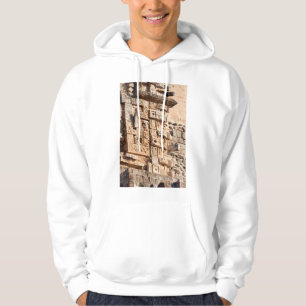 Detail van de Magicische piramide, Yucatan, Mexico Hoodie