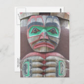 Detail van de postpaal briefkaart (Voorkant / Achterkant)