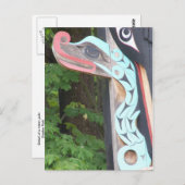 Detail van de postpaal briefkaart (Voorkant / Achterkant)