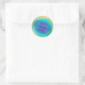 Detail van de Ringnevel Ronde Sticker (Tas)