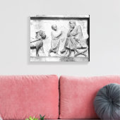 Detail van de sarcofaag van Cornelius Canvas Afdruk (Insitu (Woonkamer))