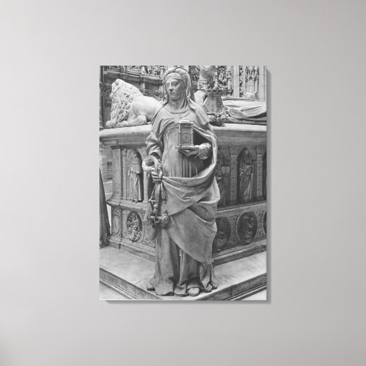 Detail van de temperatuur canvas afdruk (Voorkant)