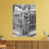 Detail van de temperatuur canvas afdruk (Insitu (Woonkamer))