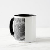 Detail van de temperatuur mok (Voorkant links)