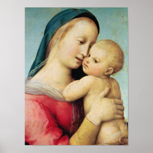Detail van de Tempi Madonna, 1508 Poster