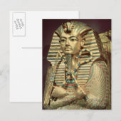 Detail van de tweede mummiforme kist briefkaart (Voorkant / Achterkant)