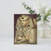 Detail van de tweede mummiforme kist briefkaart (Staand voorkant)
