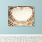 Detail van de vault uit de kapel canvas afdruk (Insitu (Houten vloer))