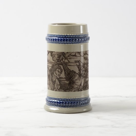 Detail van de vier paarden van de Apocalyps Bierpul (Center)